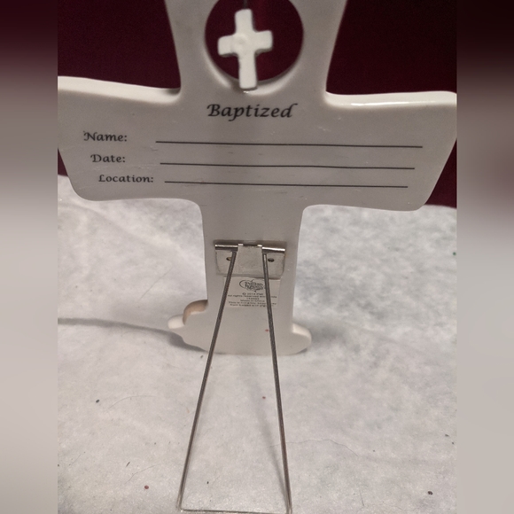 ❄️ Precious Moments Boy's Baptism Cross - Picture 4 of 4